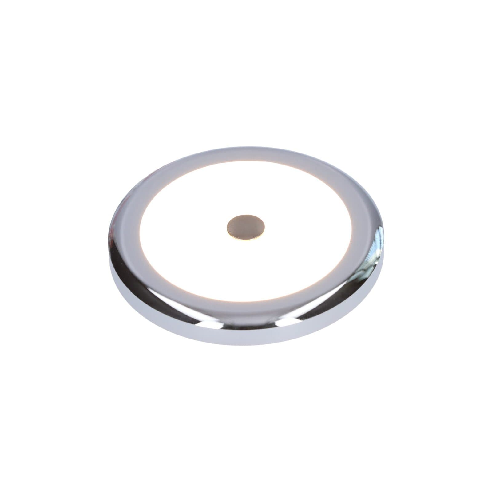 Lampa sufitowa okrągła chrom Ø72 3W TOUCH 12V